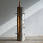 'Sharp', muschelkalk and steel

#outdoorsculpture # abstractsculpture #gardensculpture #stoneandsteel #fiekederoij